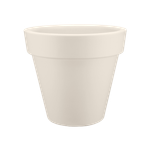 pure round 60cm leinenweiß